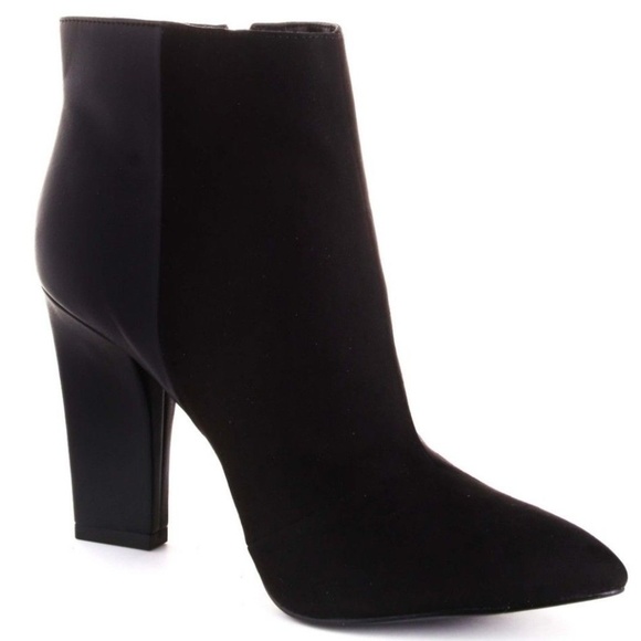 nine west booties black